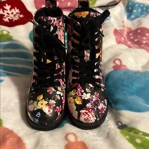 Floral Kids Boots